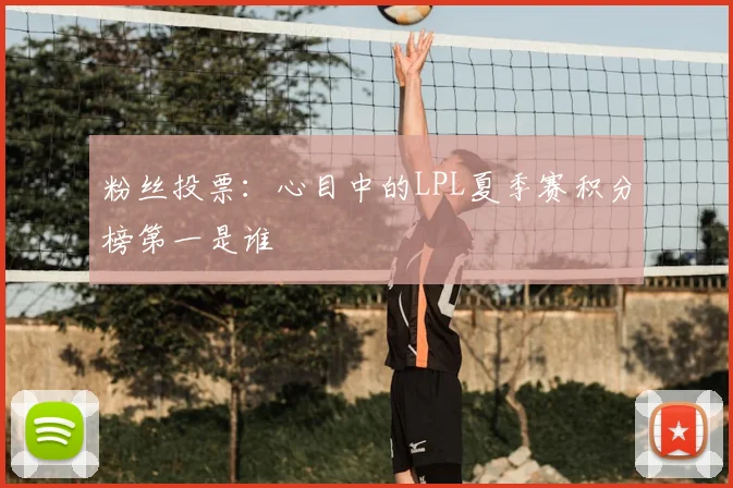 粉丝投票：心目中的LPL夏季赛积分榜第一是谁